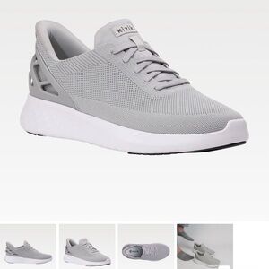 Kizik Women's Light Grey Knit Slip-On Sneaker